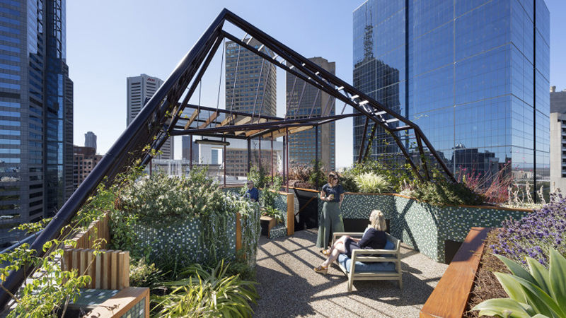 最新樓頂花園設(shè)計(jì)與展示，綠意盎然，繁花似錦的空中花園體驗(yàn)