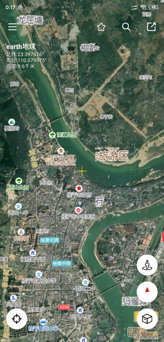 最新桂平衛(wèi)星地圖，開啟一段溫馨有趣的探索之旅