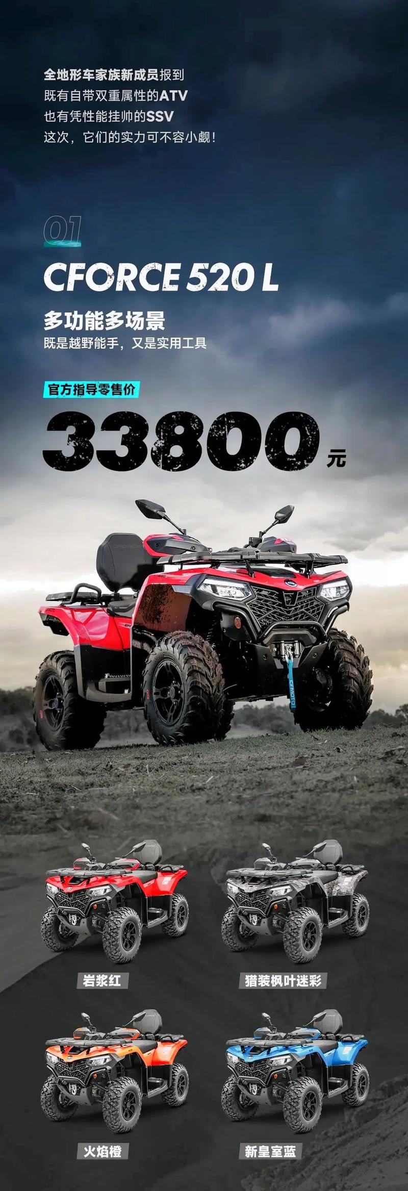 最新全地形車，越野的極致體驗