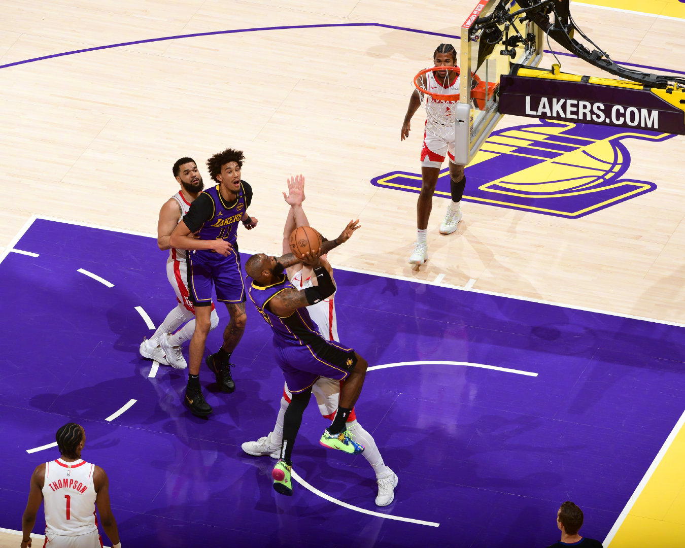 湖人火箭精彩集錦，科技巨獻，前所未有的籃球盛宴體驗